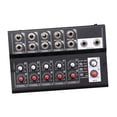thumbnail image 4 of Mezclador de micrófono Tablero de mezcla de sonido de audio Enchufe americano profesional de 10 canales para transmisión , compatible Hugo Mezclador de sonido de audio, 4 of 6