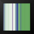 thumbnail image 2 of Grayscale 12x12 Black Modern Framed Museum Art Print Titled - Pinstripes XVII, 2 of 5
