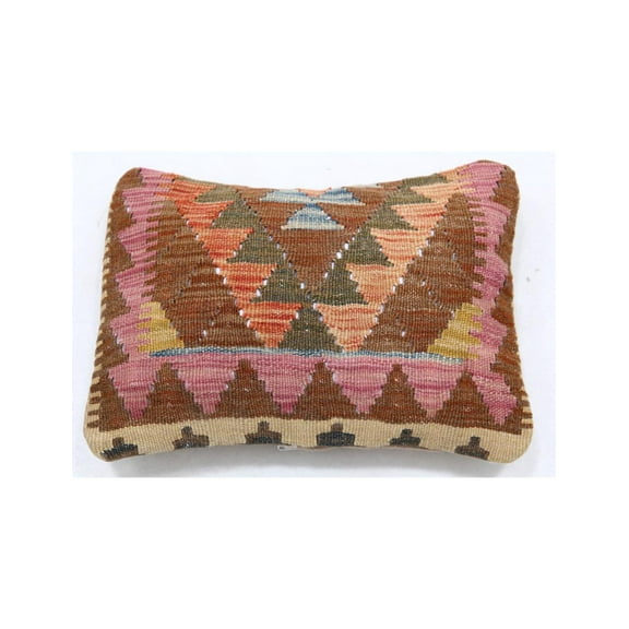 Hand Woven Tribal Wool Pillow - 1'0'' x 1'5''