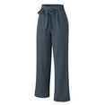 thumbnail image 3 of Aayomet Lounge Pants Women Women's Cotton Sweatpants Yoga Lounge Casual Pants Open Bottom Slacks Pants with Pockets,Gray M, 3 of 5