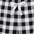 thumbnail image 4 of Calvin Klein Womens 2 Piece Fleece Pajama Set (Black/Buffalo Check, X-Large), 4 of 4