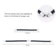 thumbnail image 5 of Durable Cycle Bike Pump Extension Hose High Pressure Inflator Pump American Valve Pumps Accessory for Schrader Valve, 5 of 8