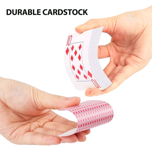 LotFancy, Playing Cards, Jumbo Index, Large Print, 12 Decks