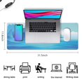thumbnail image 5 of Elevate Your Gaming with this Japanese Blue and White Wave Mouse Pad - XL Size, Non-Slip Rubber Base, Stitched Edges for Durability, 31.5 X 11.8 Inch, 5 of 7