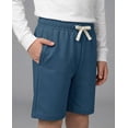 thumbnail image 3 of Real Essentials 4 Pack: Boys' Cotton French Terry Shorts with Pockets for Kids Teens Youth - Sleep Casual Lounge (4-18), 3 of 5