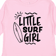 thumbnail image 4 of Inktastic Little Surf Girl with Surfboard Girls Long Sleeve Toddler T-Shirt, 4 of 5