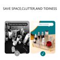 thumbnail image 4 of Organizador transparente de maquillaje para el cuidado de la piel para tocador, bandeja de perfume, escritorio cosmético, lociones, vitrina, bandeja de regalo con gran capacidad, para sus joyas, 4 of 7