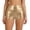 Gold, variant on Versatile Solid Color Shorts for Everyday Leisure and Nightlife High-Washion Glamor Bottoms for Club Stage Performances and Party Outs (Women's Shorts), S, Hot Pink