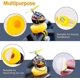 thumbnail image 3 of Rubber Duck Toy Car Ornaments Yellow Duck Car Dashboard Decorations Squeeze Duck Bicycle Horns with Propeller Helmet2Pieces-002, 3 of 4