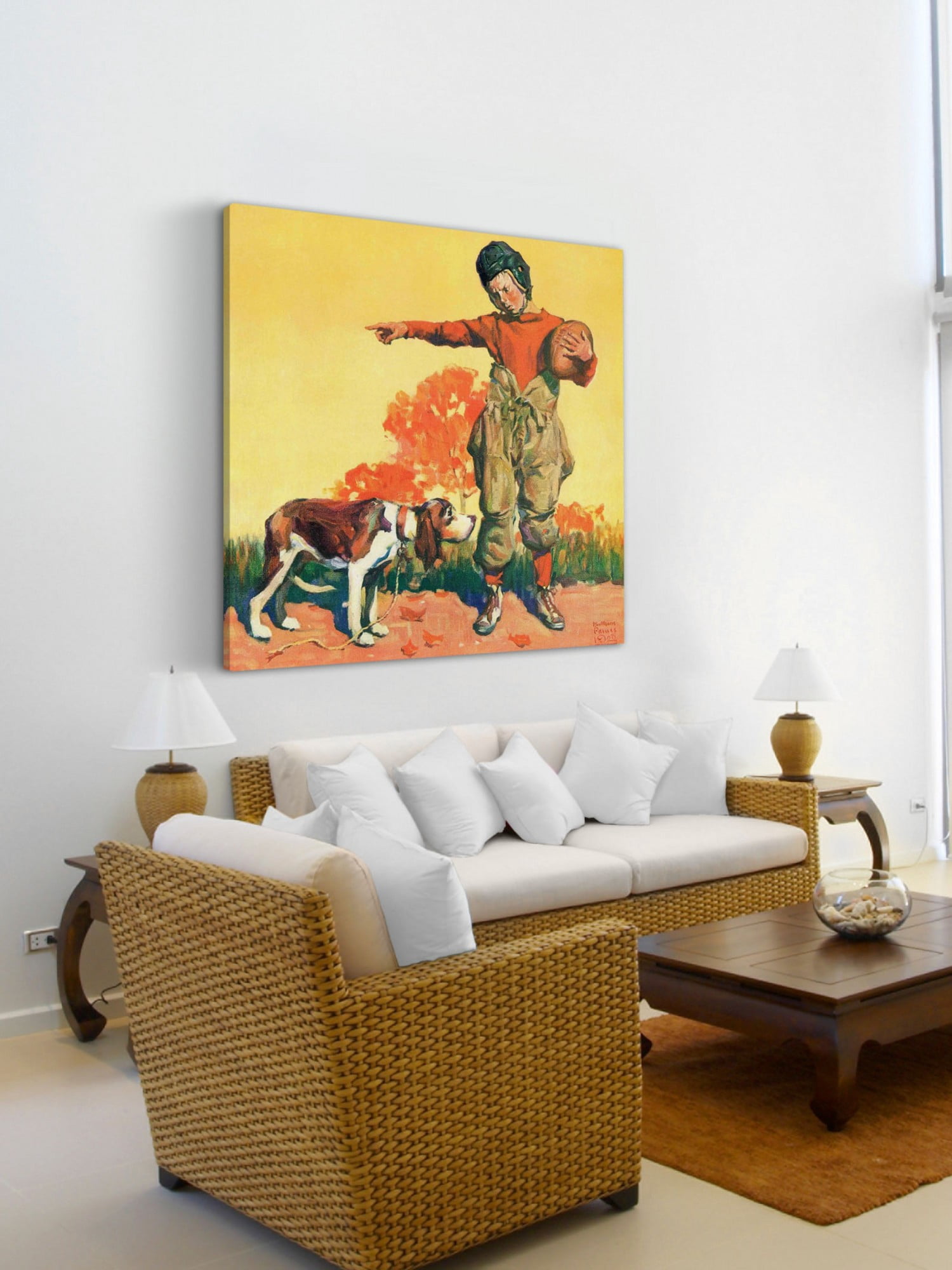 Marmont Hill Go Home, Boy! by WM. Meade Prince Painting Print on Canvas