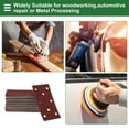 thumbnail image 3 of 70 Pcs Rectangle Sandpaper 8 Hole 800 Grit Hook and Loop Sanding Sheets Universal for Automotive Refinishing 180x95mm Aluminum Oxide Red, 3 of 7