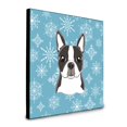 thumbnail image 1 of Panel decoración de Pared Caroline's Treasures Treasures Snowflake Boston Terrier multicolor, 1 of 1