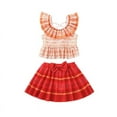 thumbnail image 3 of Summer Girls Swimsuit Two Piece Cartoon Print Kids Beach Swimwear Size For 3-10 Years, 3 of 6