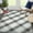 Black Gray, variant on GlowSol 2' x 6' Long Runner Rug Bedroom Rug Modern Plaid Geometric Rug Farmhouse Stripe Rug Indoor Low Pile Non-Slip Rug for Laundry Kitchen, Taupe
