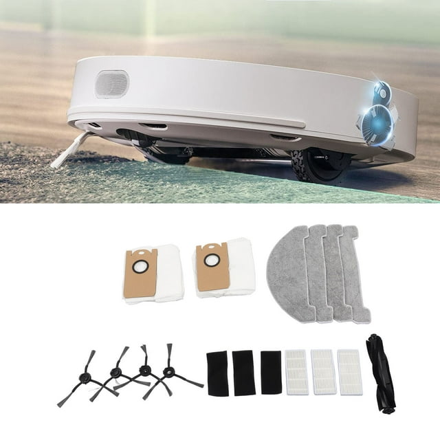 Sweeper Accessories, Strong Water Absorption Floor Sweeper Accessories Set ABS Fiber Silicone Easy To Disassemble Simple Installation for Home
