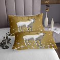 thumbnail image 3 of Erosebridal Cute Sheep Coverlet Set Queen, Bling Diamond Bedding Set, Rustic Farmhouse Animal Decor, 3 of 5