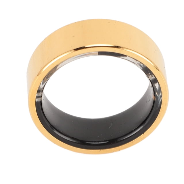 Sleep Ring, IP67 Water Resistant Smart Ring Health Tracker Exercise Monitoring Lightweight Long Lasting Battery Gold for Walking Running Cycling Sleeping 7,9,10,11,12