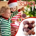 thumbnail image 4 of Axiiglly 35Pcs Christmas Balls Ornaments, Shatterproof Velvet Christmas Balls Set for Xmas Trees Hanging Balls Decorations, Home Holiday Party Indoor Outdoor Decor(Multi-Size, Multicolor), 4 of 4