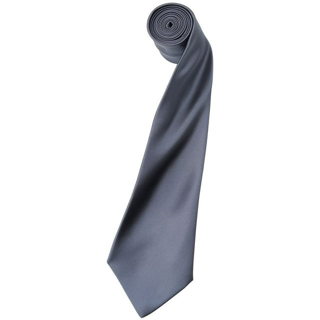 Premier Mens Plain Satin Tie (Narrow Blade)