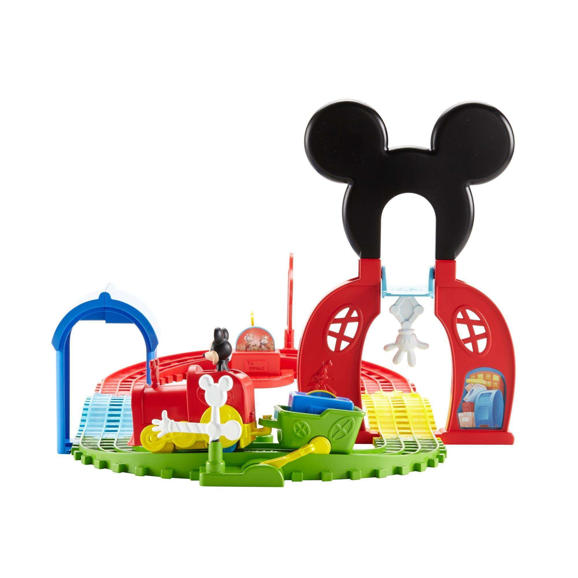 mickey mouse train set walmart