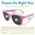 thumbnail image 6 of Jan & Jul Baby Girl Sunglasses with Strap, Flexible Soft Frames (S: 6 Months -2 Years, Peachy Pink), 6 of 7