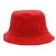 thumbnail image 1 of Sombrero de sol de sarga de mezcla de algodón, rojo grande MCap Sombrero de copa, 1 of 1