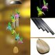 thumbnail image 4 of Fiudx Decoración del hogar Luces LED Carillón de viento Luz Spinners Cadena Colgante Jardín al aire libre, 4 of 7