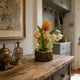 thumbnail image 4 of Plantas artificiales en maceta | Decoración de escritorio con bonsái de tulipán artificial | Plantas verdes simuladas en maceta de tronco, 4 of 6