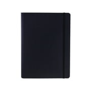 Fabriano Ecoqua Plus Hidden Spiral-Bound Notebook, 5.8" x 8.3", A5, Dotted, Navy