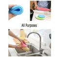 thumbnail image 5 of Dish Wash Sponge Silicone Sponge Non-sticky All Purpose Towel Scrubber pack of 4, 5 of 7