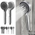thumbnail image 3 of Leak Proof High Pressure Shower Head with 6 Speed Water Flow Adjustment, 3 of 11