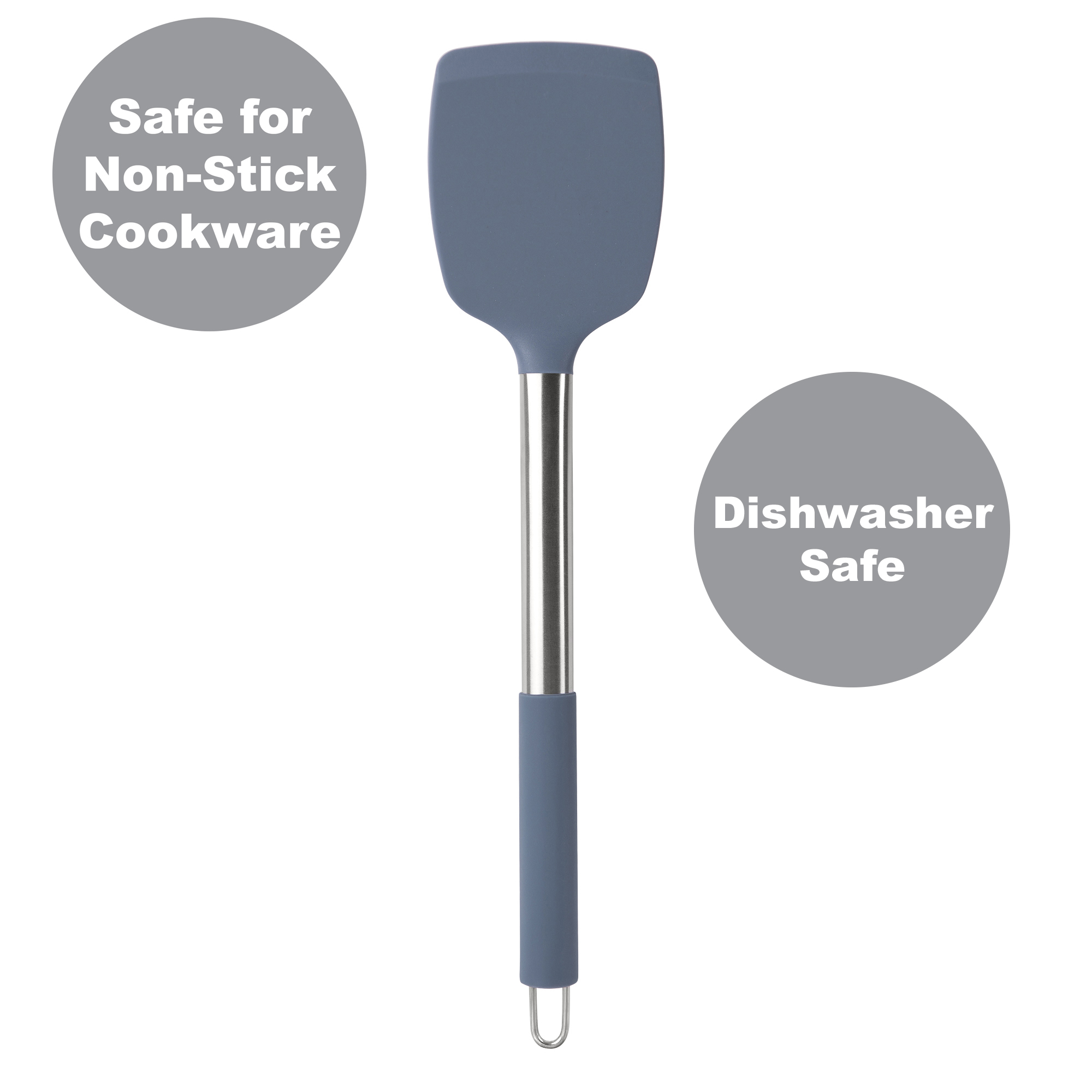 Mainstays 10 Piece Silicone Utensil Set - Blue Moonlight