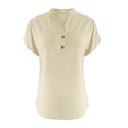 thumbnail image 4 of T-Shirts Femmes Lot Mode Décontractée Col en V Manches Courtes Haut T-Shirt - Hontri, 4 of 5