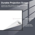 thumbnail image 4 of 100 Inch Portable Projector Screen with Black Borders for Indoor Outdoor Home Theater, 4 of 6