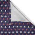 thumbnail image 6 of Ambesonne USA Grommet Curtain, Vintage Patriotic Colors, 50" x 63", Dark Blue Cream Red, 6 of 6