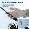 thumbnail image 3 of KastKing  Fingerless SPF Sun Gloves, UPF50+ Sun Protection Fishing Gloves, Hydrocool® Technology, Open Palm Design, Extended Cuff UV Protection Gloves for Fishing-Ultimate Angler, 3 of 10