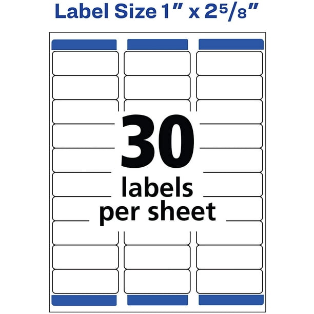 G&G Labels Address Label, White Easy to Peel，100 Sheets Use for laser ...