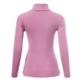 thumbnail image 4 of FashionMille Women's Ribbed Slim Fit Lightweight Long Sleeve Turtleneck Sweater, 4 of 4