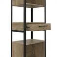 thumbnail image 3 of RST Brands Emery Composite Wood Slim Bookcase in Natural, 3 of 6