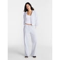 thumbnail image 2 of No Boundaries Mini Waist Fleece Pants, 30'' Inseam, Women’s XXS-XXL, 2 of 5