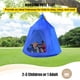 thumbnail image 2 of Carpa de árbol colgante VEVOR, máx. Columpio para tienda de campaña con capacidad de 440 libras, Hangout Hugglepod con luces LED de decoración de arcoíris, cojín inflable, hamaca de techo, tienda, 2 of 9