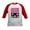 Red/White, variant on CafePress - Hanukkah Menorahs Kids Baseball Jersey - Kids Cotton Baseball Jersey, 3/4 Sleeve Shirt