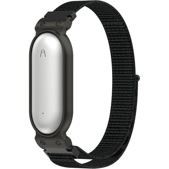 XIHAMA Wristband, compatible with PLAUD Notepin S Ai Voice recorder wrist strap, Metal Case and Soft Nylon Band, Protective and Adjustable Band