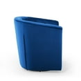 thumbnail image 4 of Modway Prospect Tufted Performance Velvet Swivel Armchair in Navy, 4 of 9