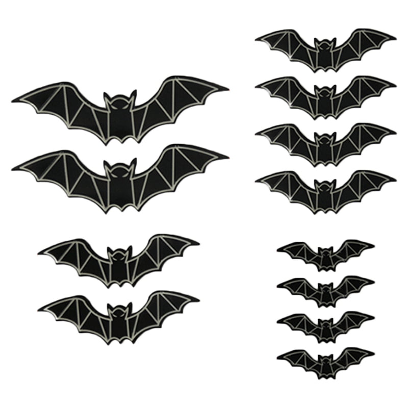 Halloween Scary Luminous 3D Stickers Glow in The Dark Wall Decals Ceiling Decor 