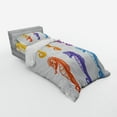 thumbnail image 2 of Ambesonne Animal Bedding Set 3 Pcs, Happy Seahorses Art, Twin, Multicolor, 2 of 2