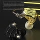 thumbnail image 3 of Sidaley Auriculares para teléfono móvil con cable de 3,5mm Jack HiFi auriculares universales con cancelación de ruido Cable largo desmontable Teléfono y Comunicación Oro rosa con micrófono, 3 of 6