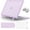 Light Purple, variant on MOSISO Compatible with MacBook Air 13 inch Case 2025 2024 2023 2022 M4 A3240 M3 A3113 M2 A2681, Heavy Duty Hard Case with Kickstand&Keyboard Cover&Screen Film&Type C for MacBook Air 13.6