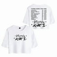 thumbnail image 2 of Yung Kai Merch Flower Moon Star Tour T-Shirt For Women&Girls Midriff Short Sleeve Summer Clothing Vest Tee, 2 of 6