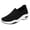 Black, variant on Women Orthopedic Walking Shoes Air Cushion Platform Mesh Slip on Sneakers with Arch Support